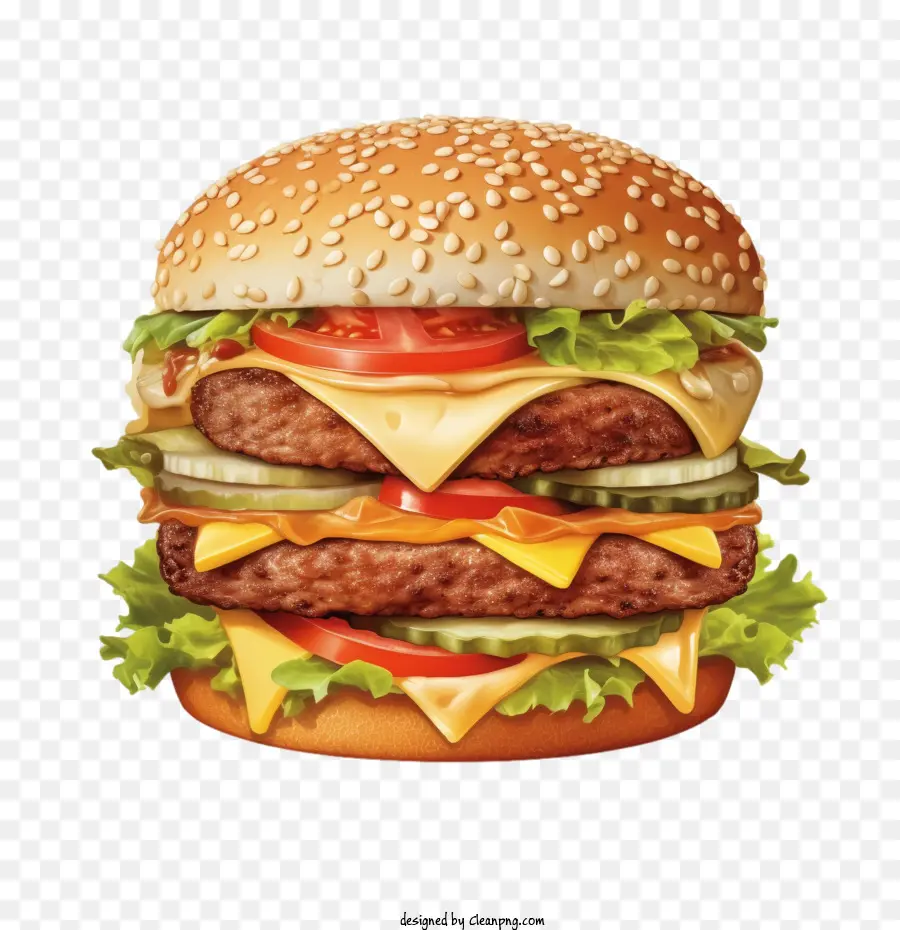 Hamburger，Cheeseburger PNG