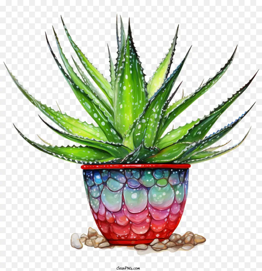 Aloé Véra，Succulent PNG