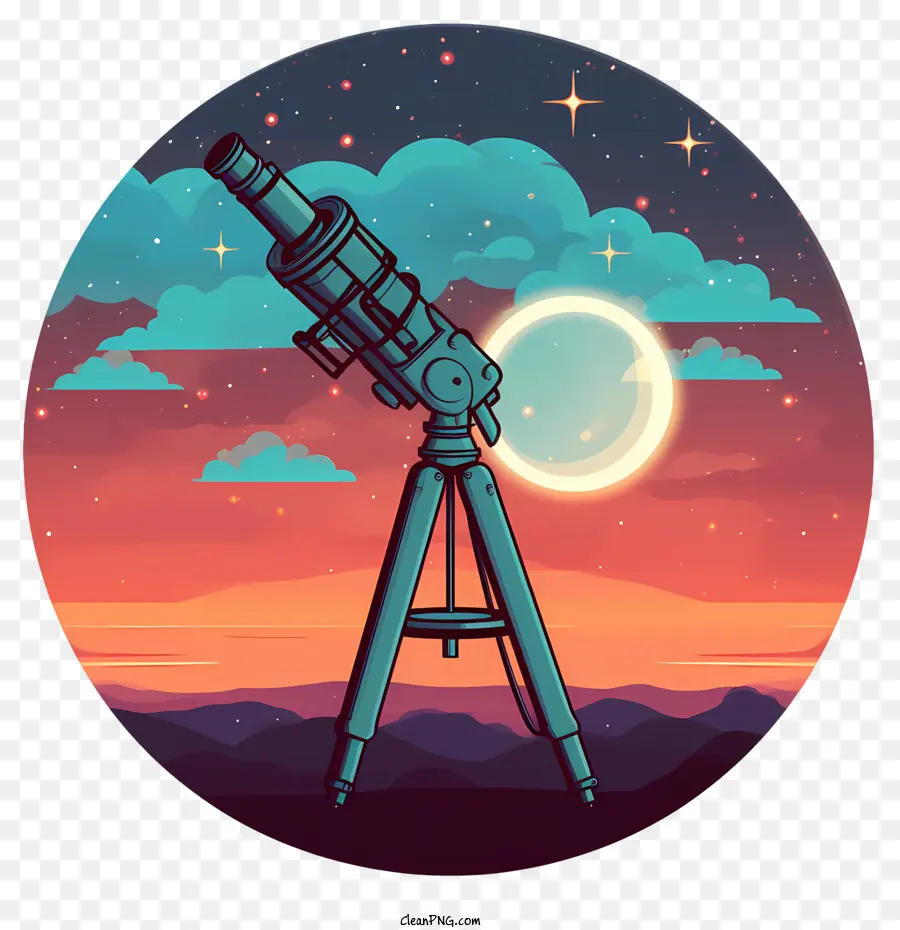 Journée De L'astronomie，Télescope PNG