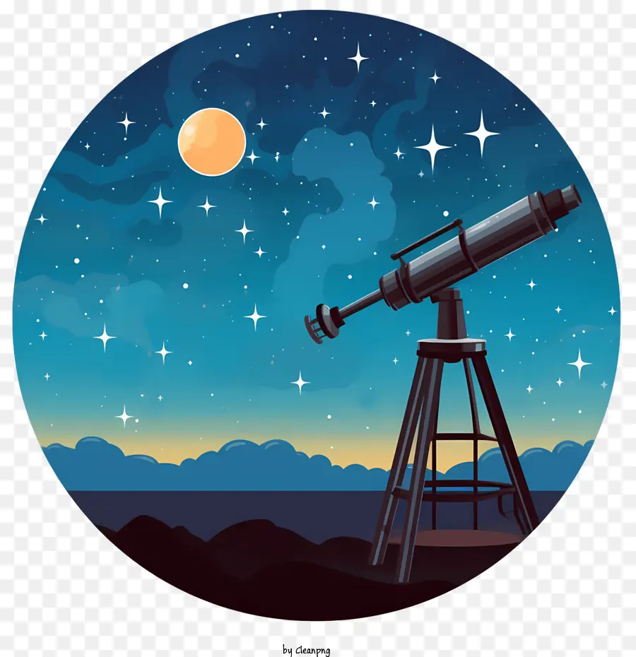 Journée De L'astronomie，Télescope PNG