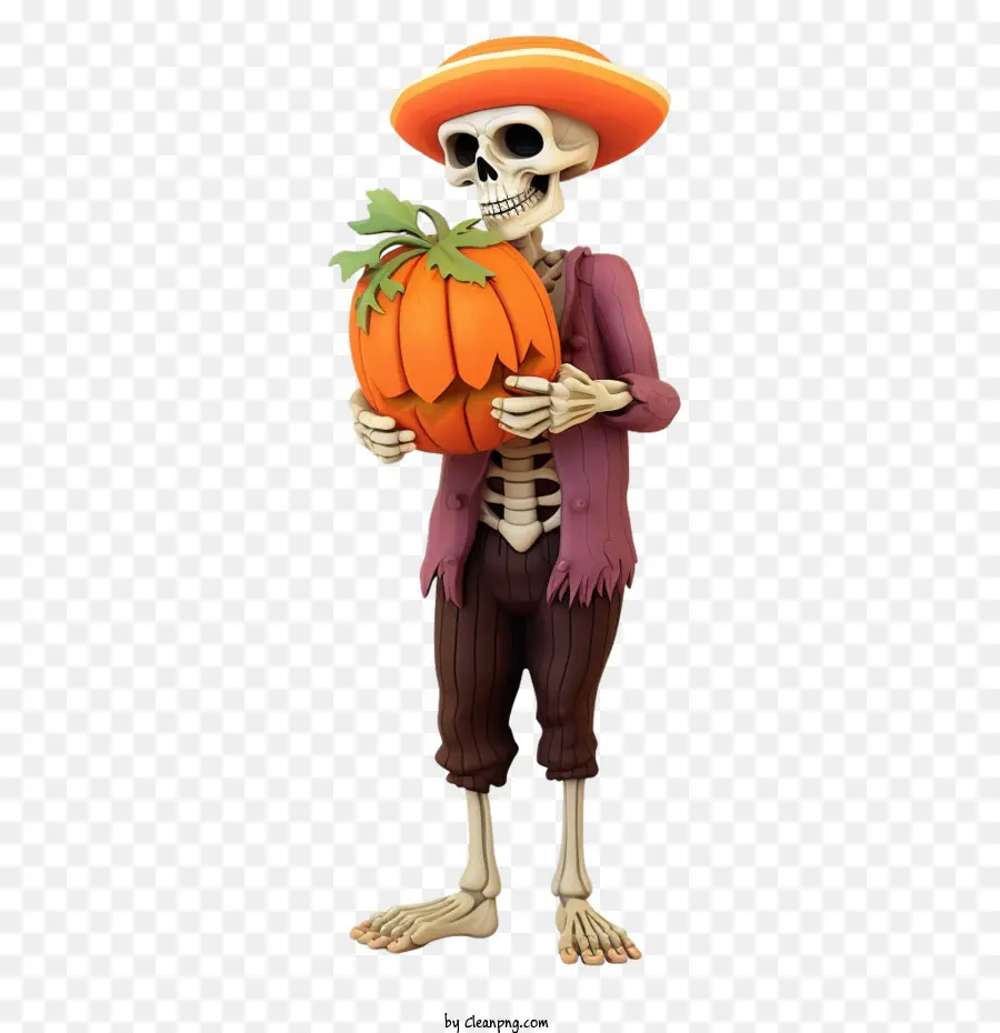 Squelette D'halloween，Squelette PNG