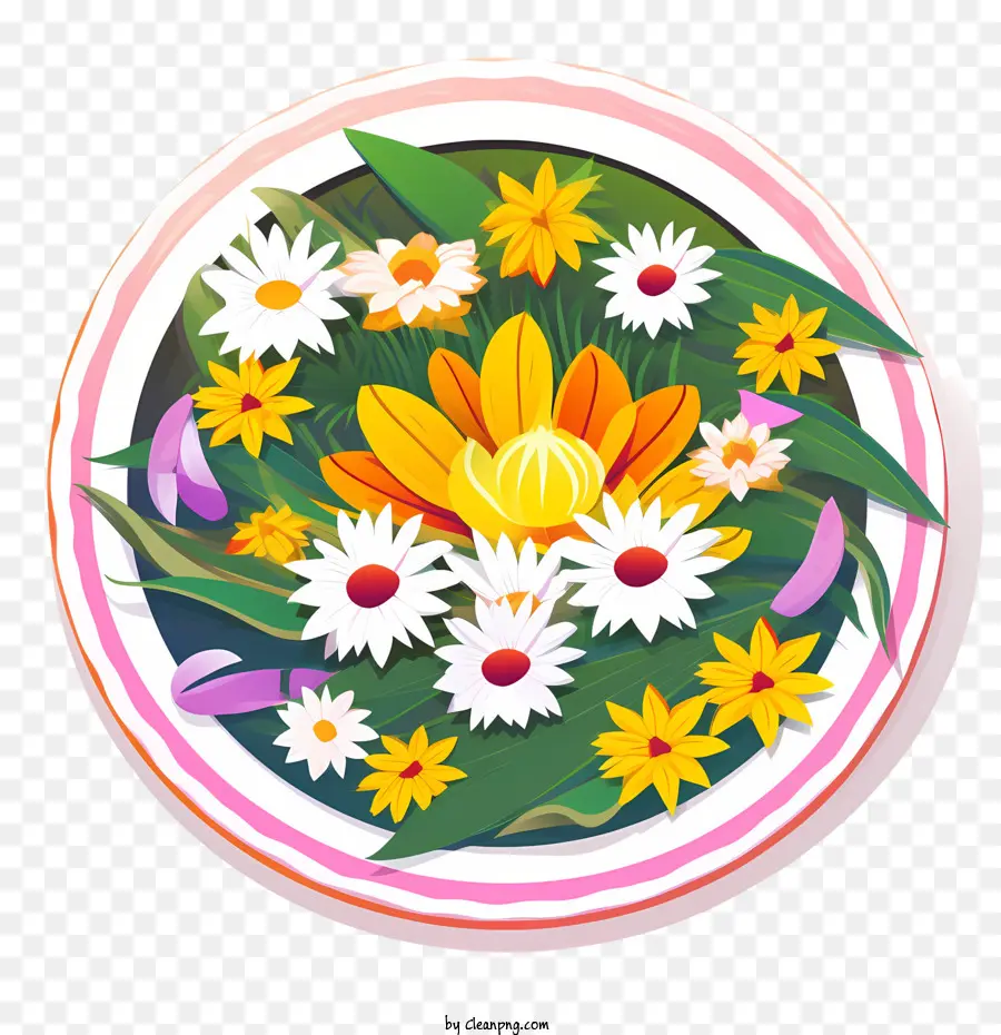 Onam，Fleurs Colorées PNG