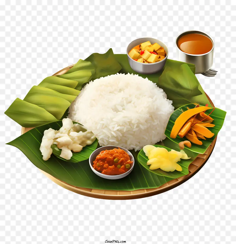 Nourriture Onam Sadya，Repas Traditionnel PNG