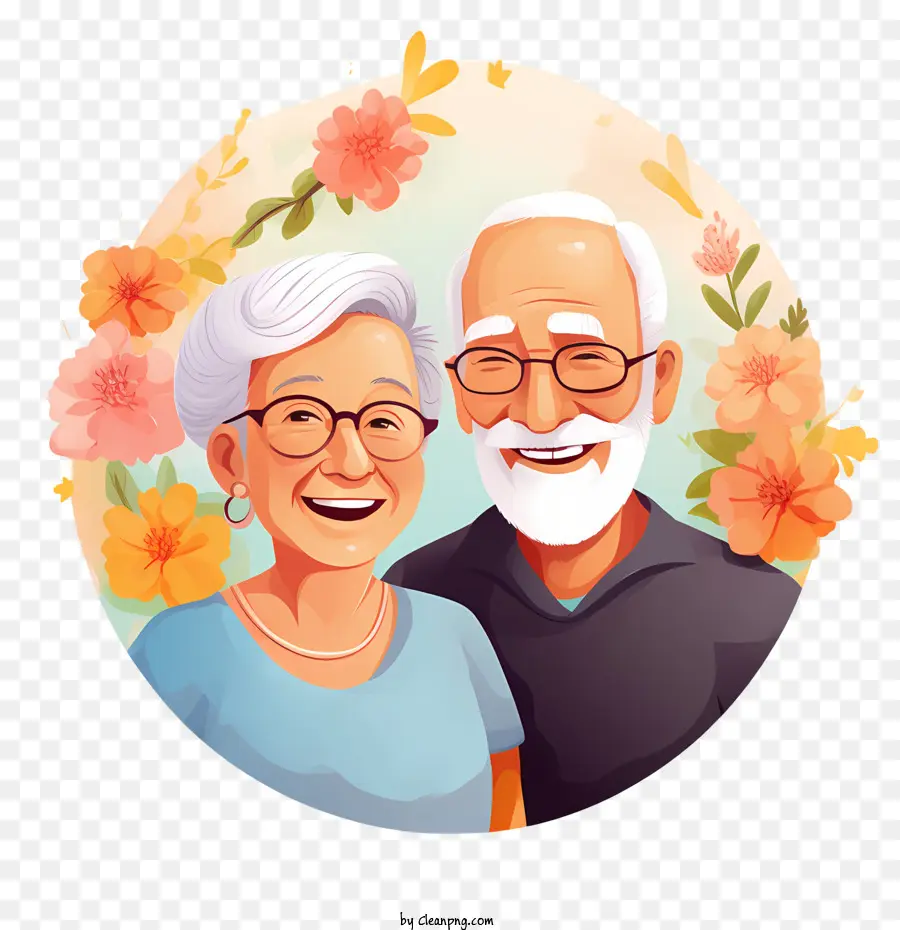 Les Grands Parents De Jour，Vieillard PNG