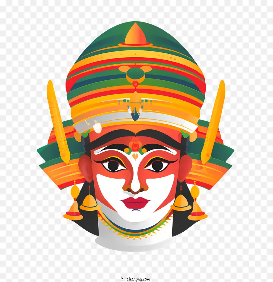 Onam Kathakali，Masque Traditionnel PNG