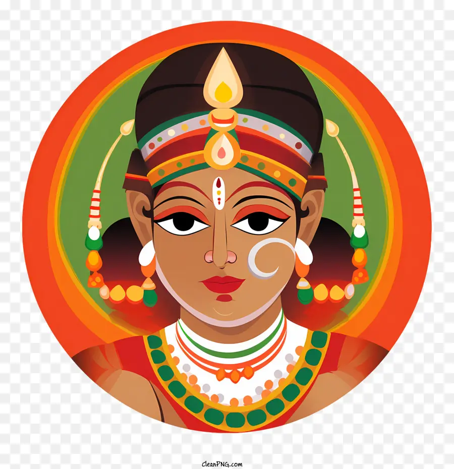 Onam Kathakali，Femme PNG