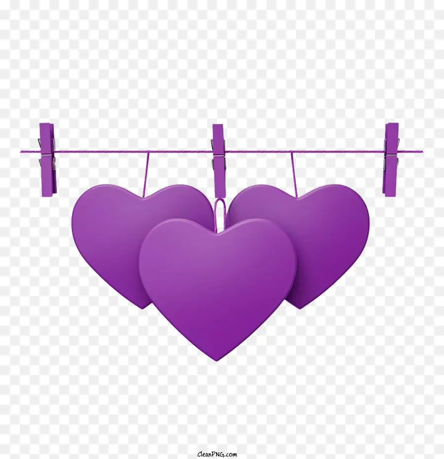 Purple Heart Journée，La Décoration De Jour De Valentines PNG