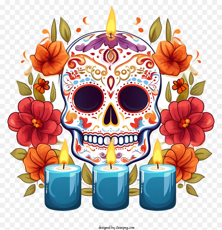 Dia De Los Muertos，Jour Des Morts PNG