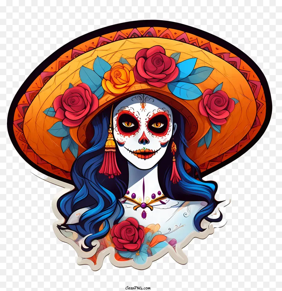 Dia De Los Muertos，Jour Des Morts PNG