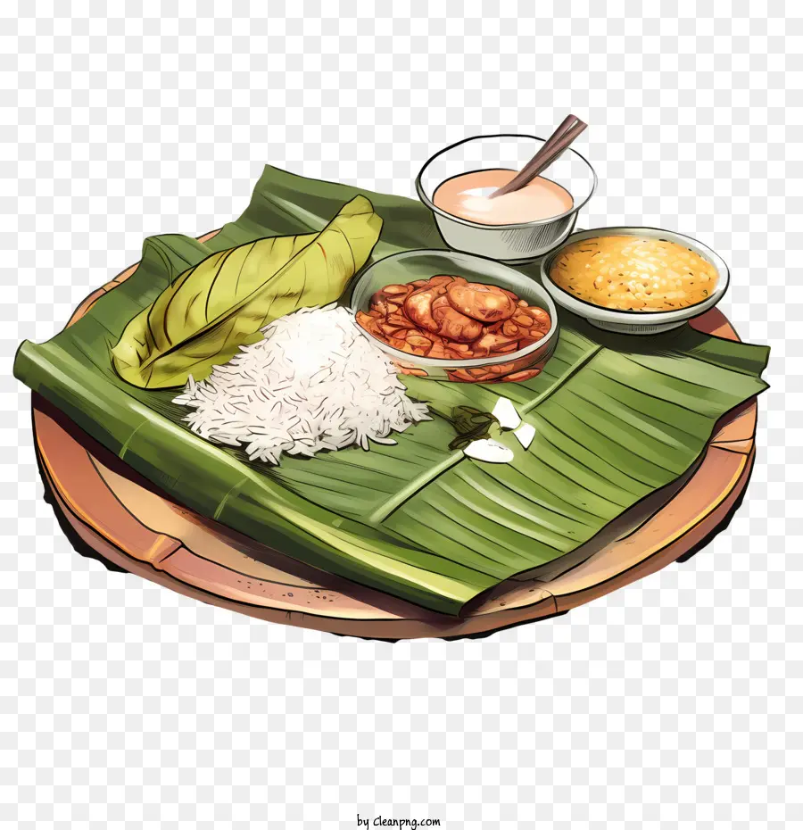 Nourriture Onam Sadya，Cuisine Traditionnelle PNG