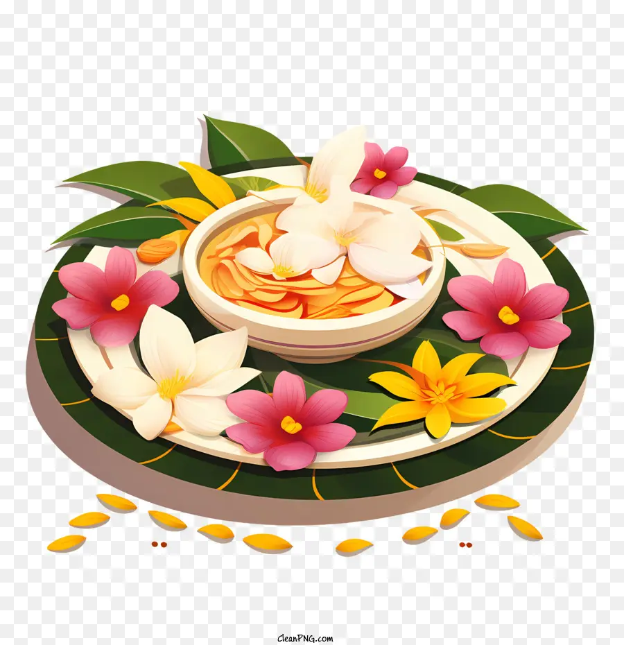 Onam，Composition Florale PNG