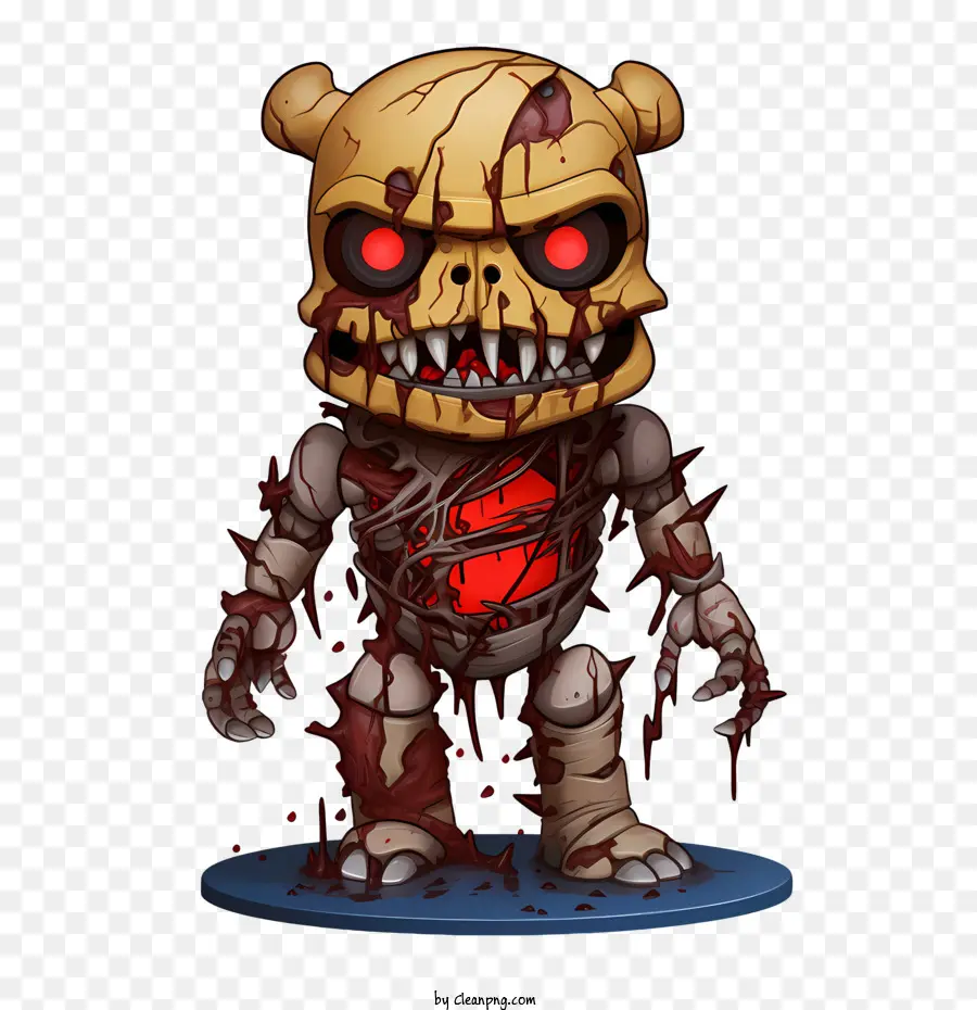 Freddy Flétri，Ours Zombie PNG