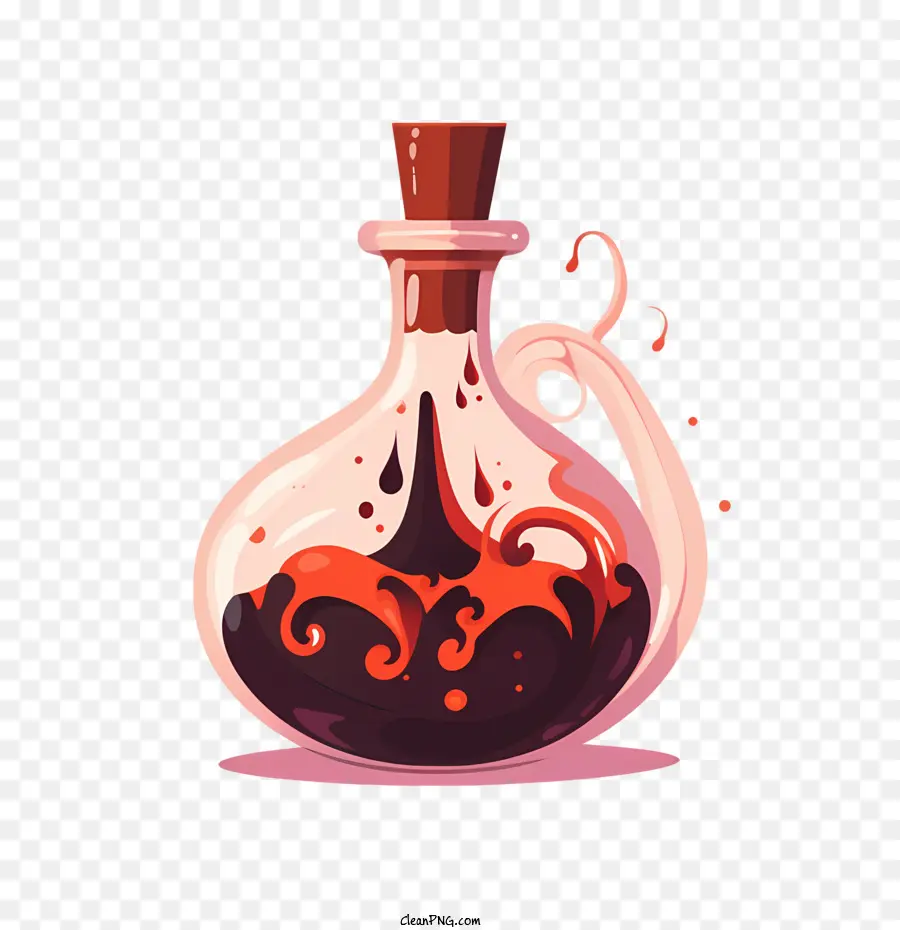 La Potion Magique，Liquide Rouge PNG