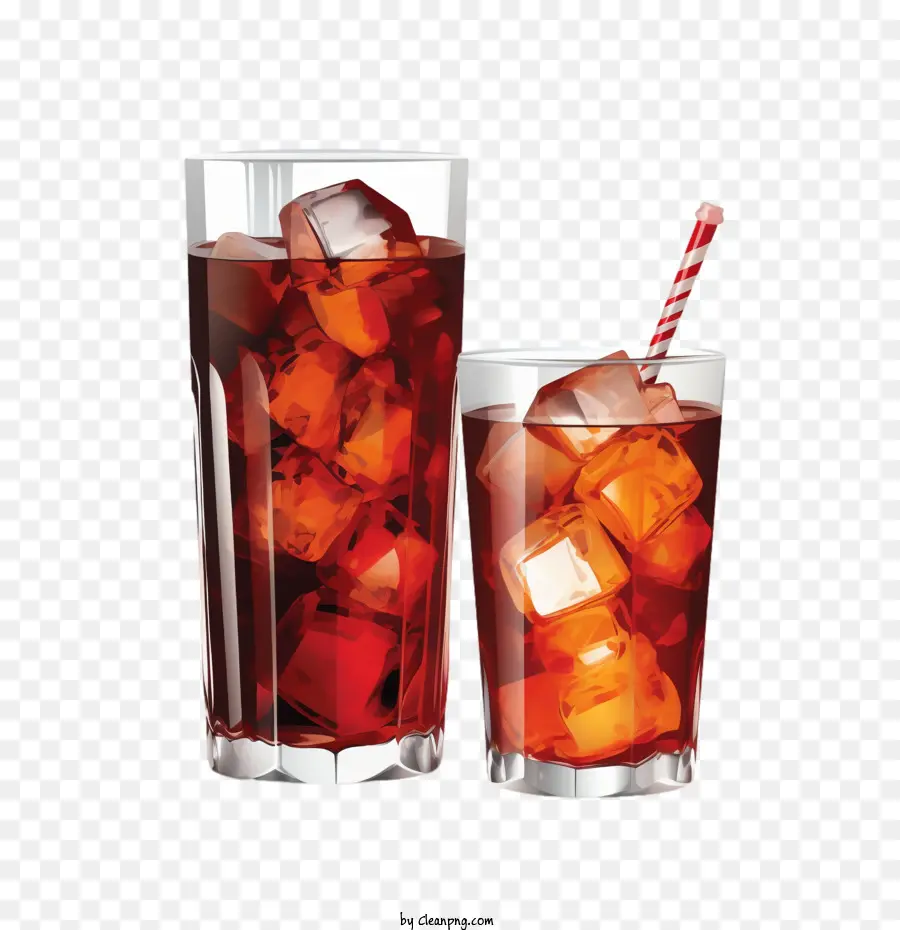 Soda Cola，Verre De Soude PNG