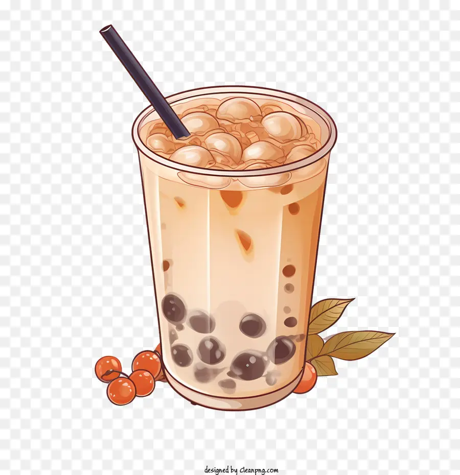 Bubble Thé Au Lait，Chai Latte PNG