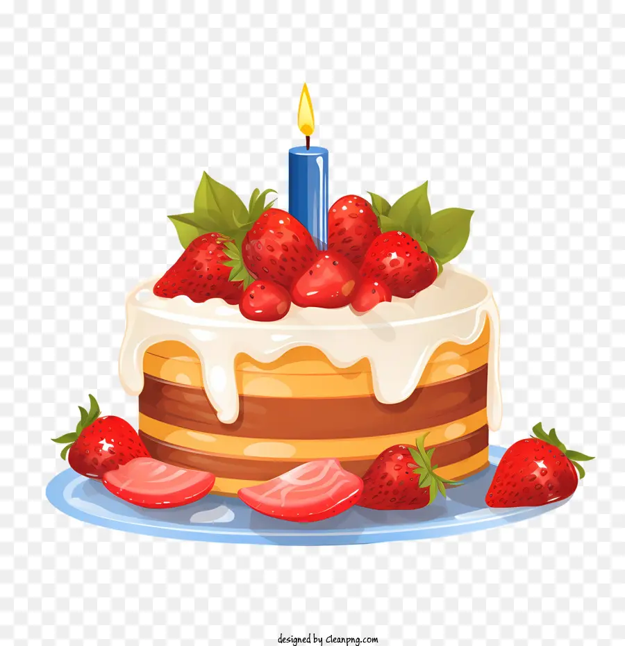 Gâteau D'anniversaire，Dessert PNG