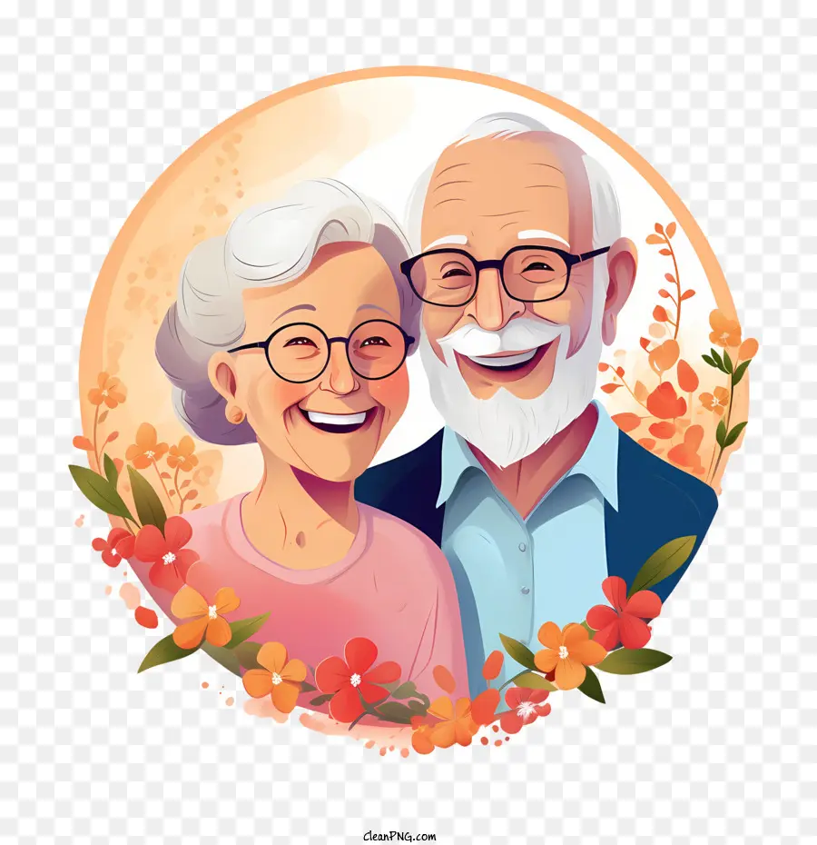 Les Grands Parents De Jour，Vieillard PNG