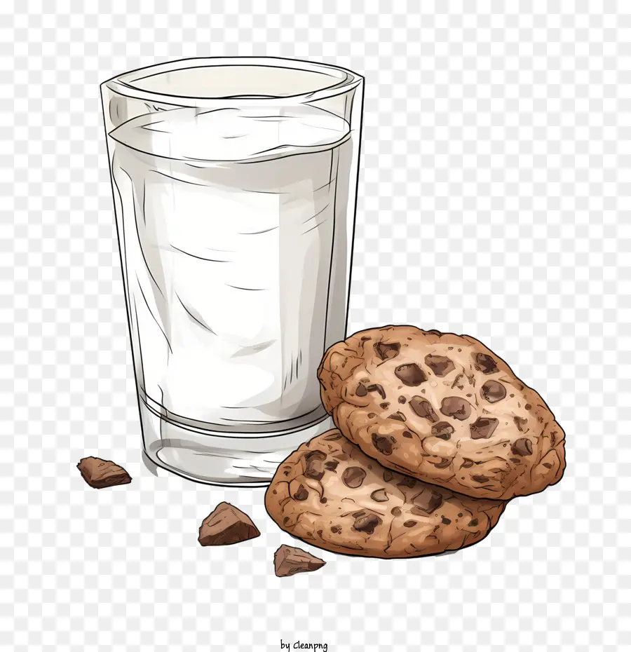 Biscuits Et Lait，Cookie PNG