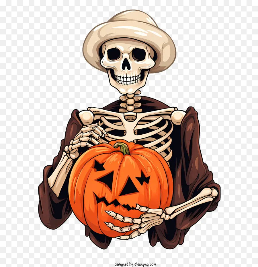 Squelette D'halloween，Squelette PNG