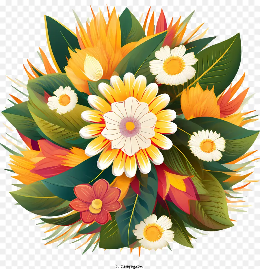 Onam，Bouquet De Fleurs PNG