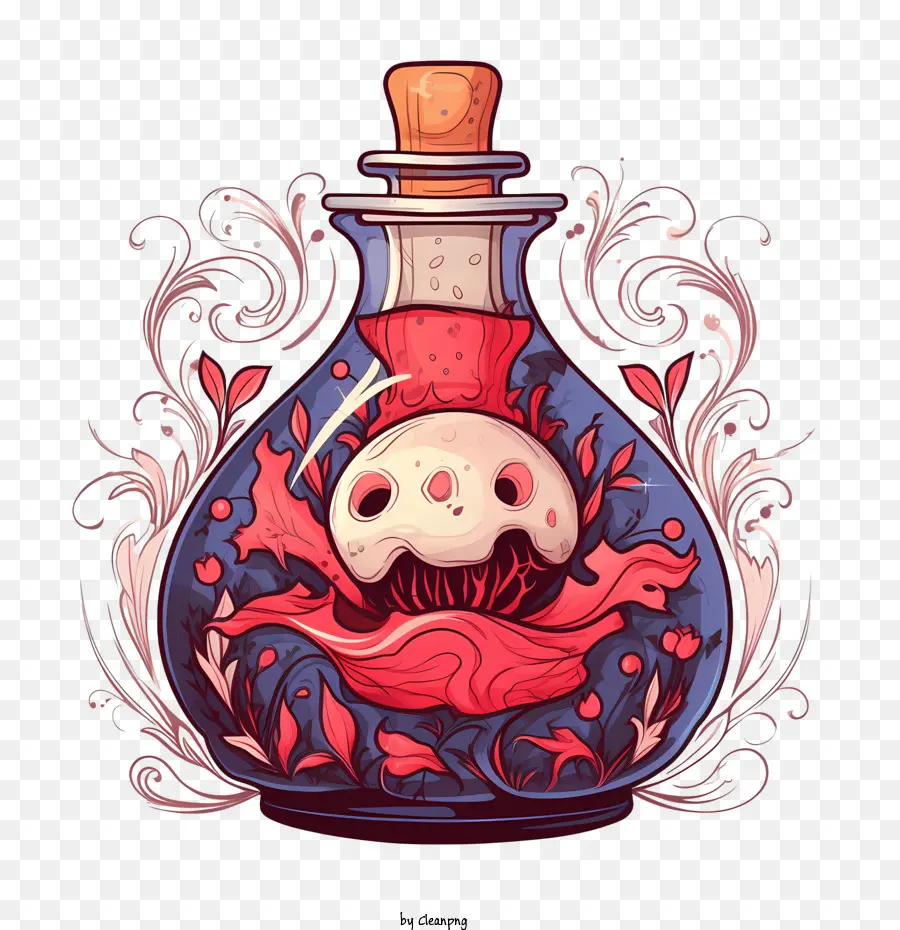 La Potion Magique，Crâne PNG