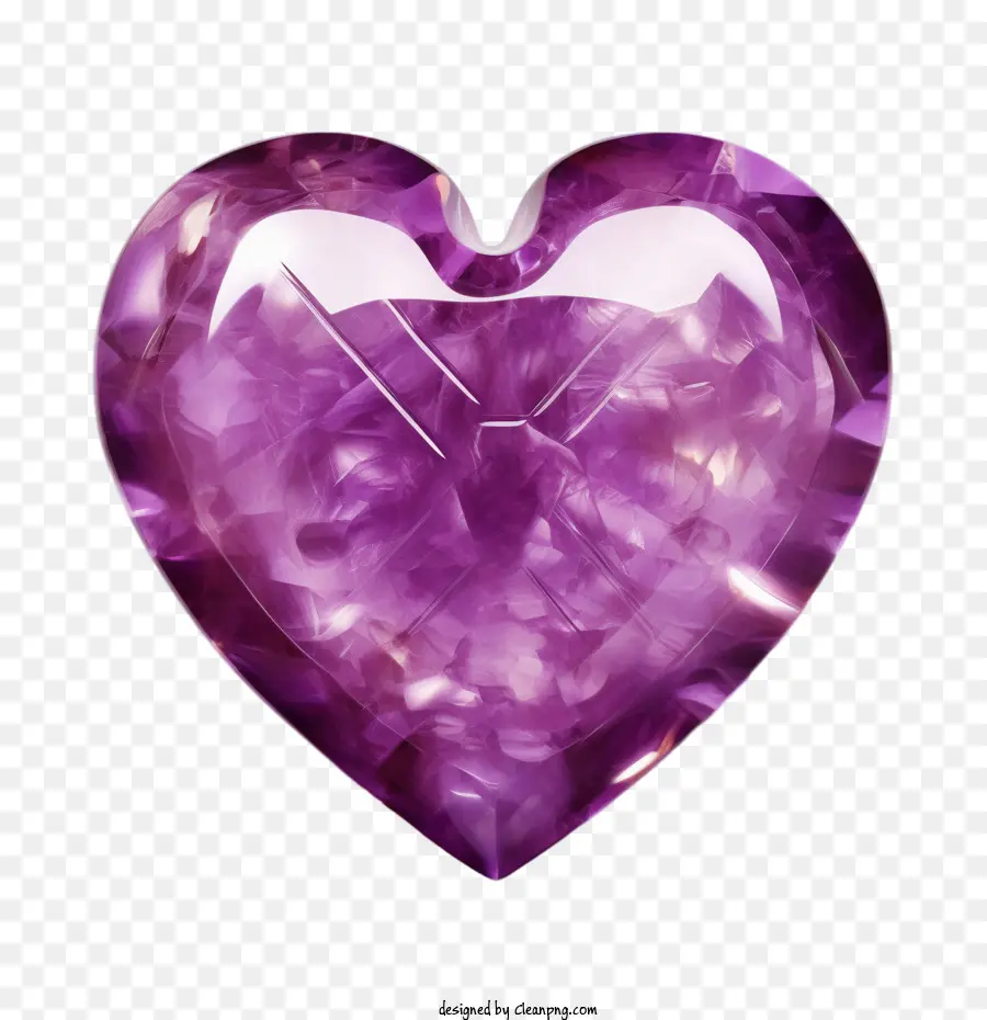 Journée Du Cœur Violet，Coeur Violet PNG