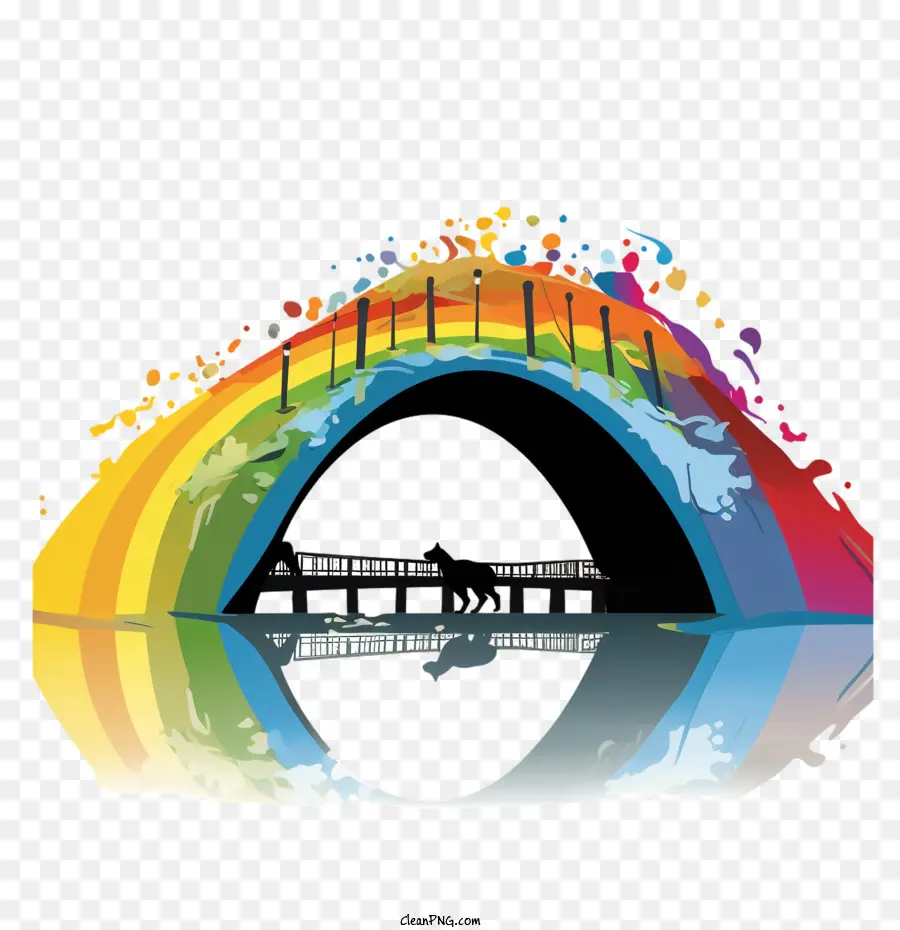 Jour Du Souvenir Du Pont Arc En Ciel，Pont PNG