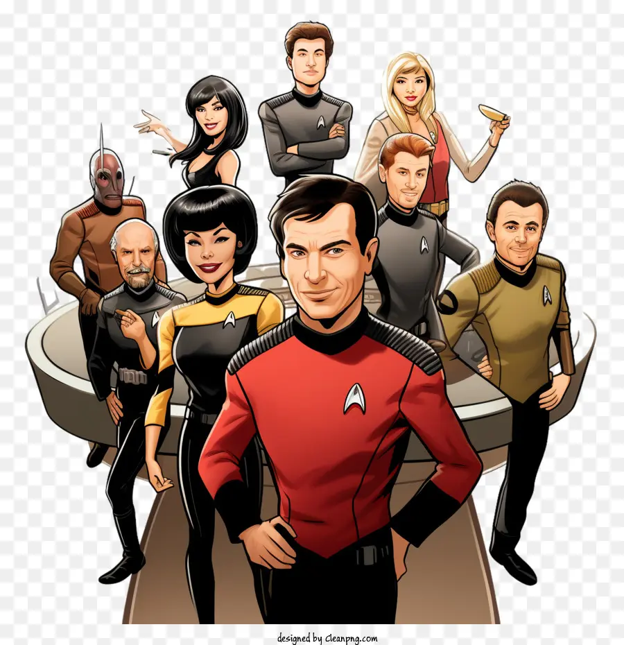 Journée Star Trek，Personnages De Star Trek PNG