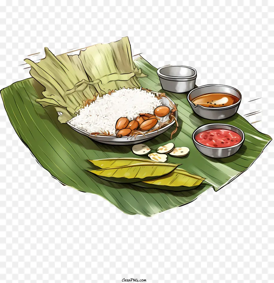 Nourriture Onam Sadya，Cuisine Traditionnelle PNG