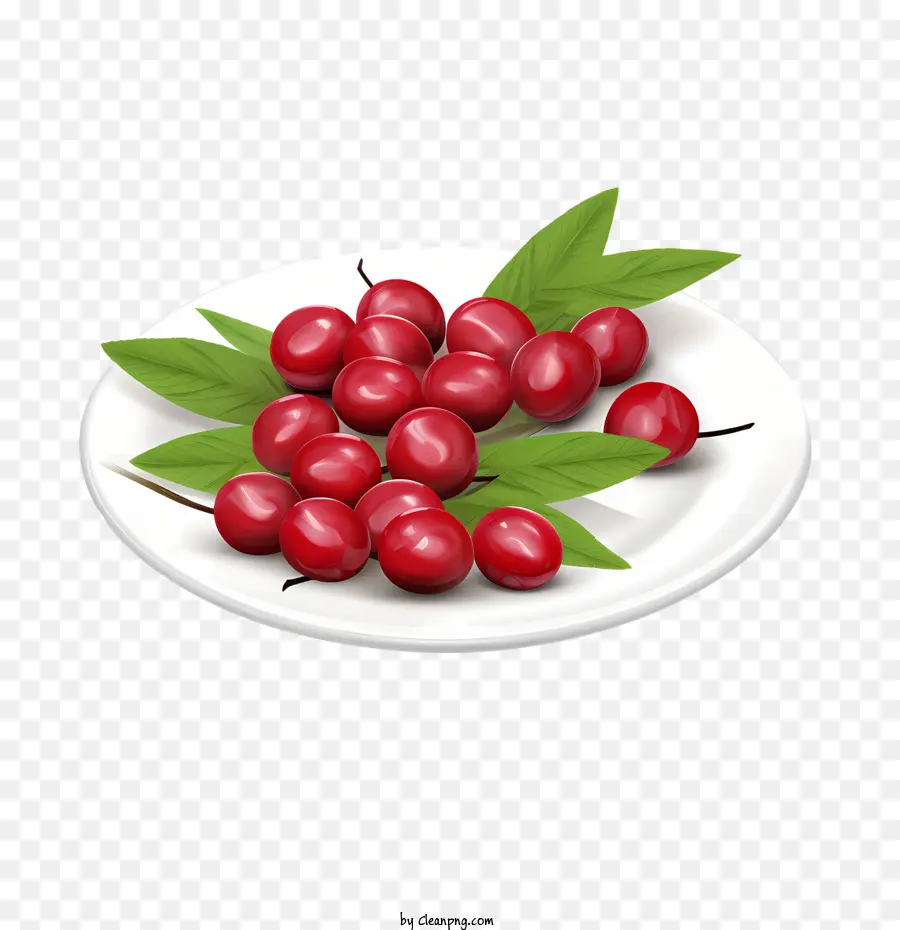 Canneberges Rouges，Fruits Rouges PNG