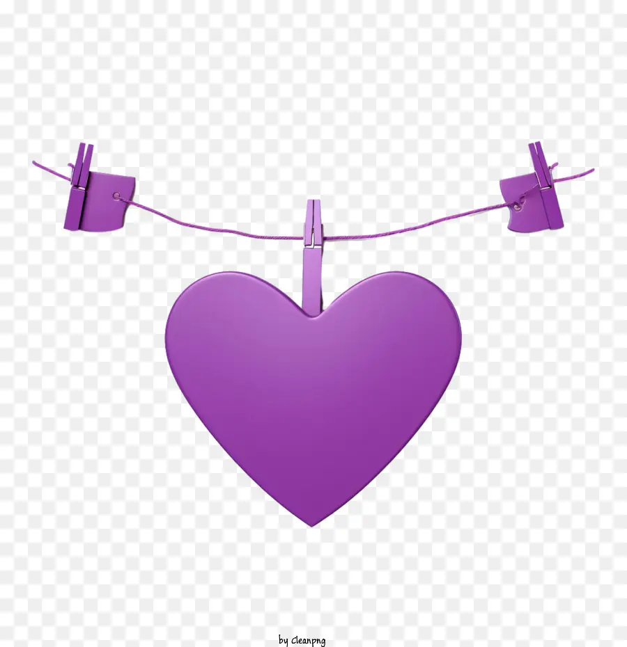 Purple Heart Journée，Coeur PNG