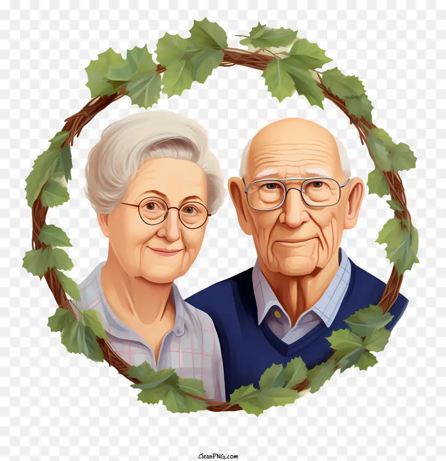 Les Grands Parents De Jour，Vieillard PNG