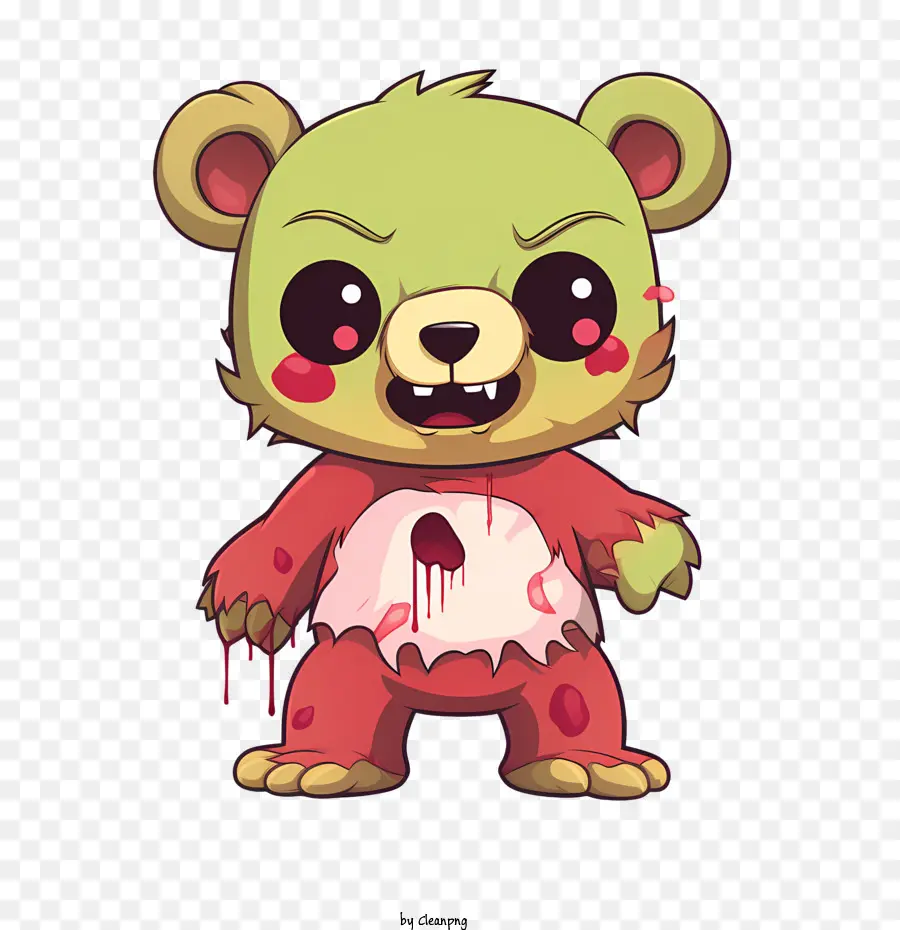 Ours Zombie，Mignon PNG