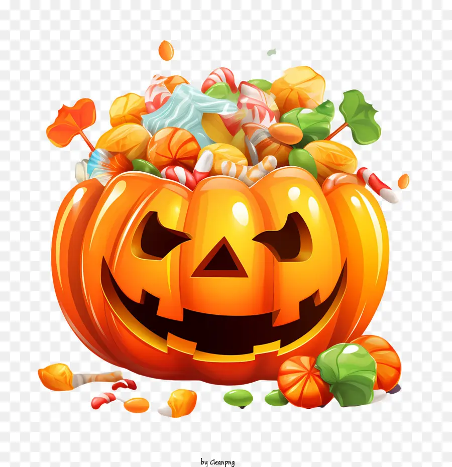 Bol De Bonbons D'halloween，Halloween PNG