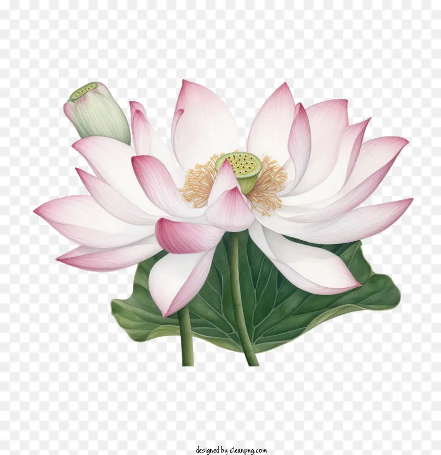 Fleur De Lotus，Fleur De Lotus Rose PNG