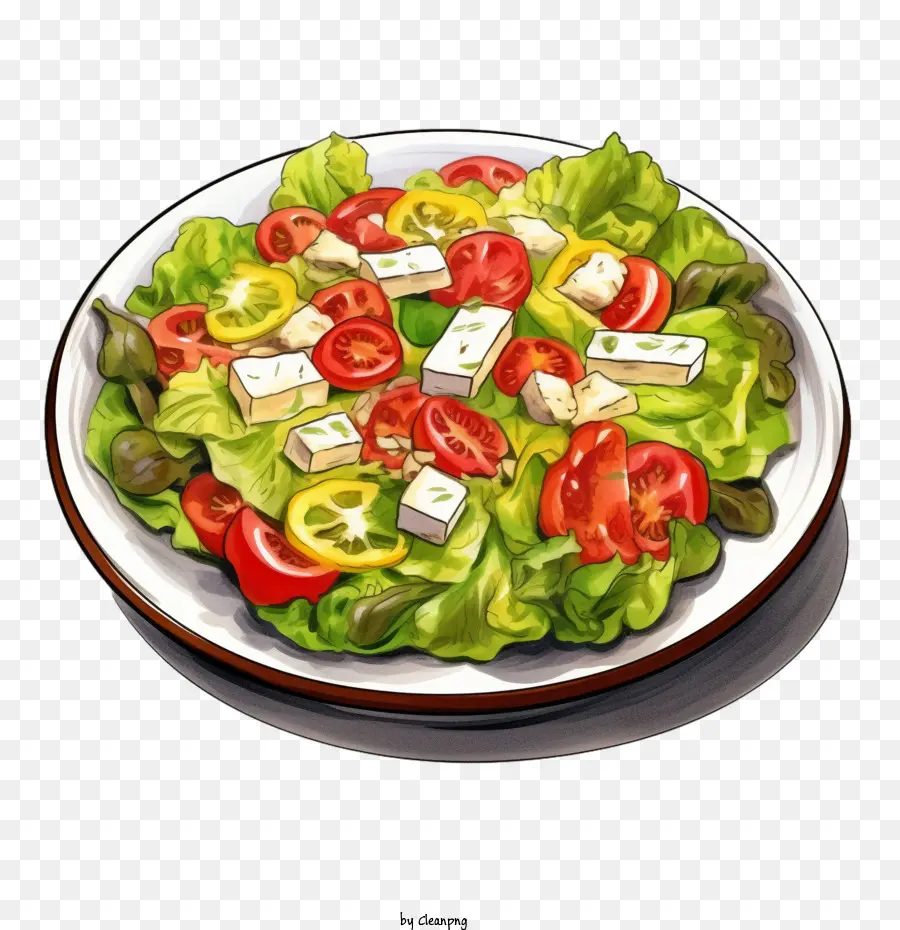Salade，Salade De Santé PNG