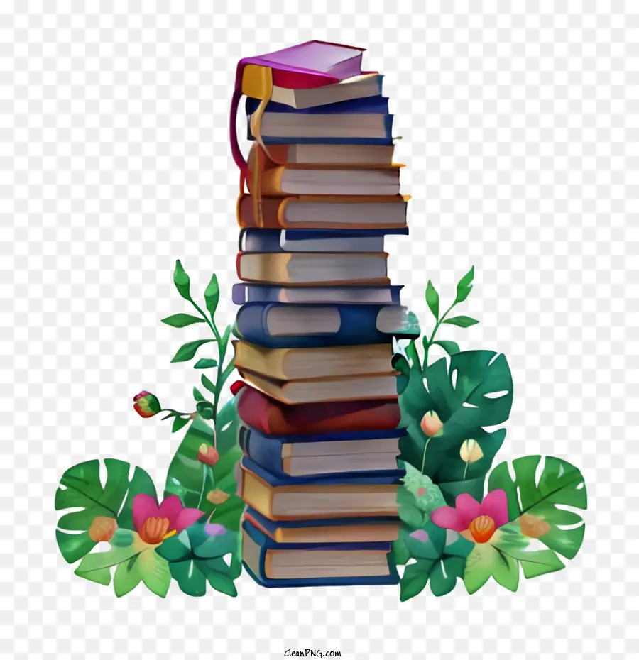 Pile De Livres，Livres PNG