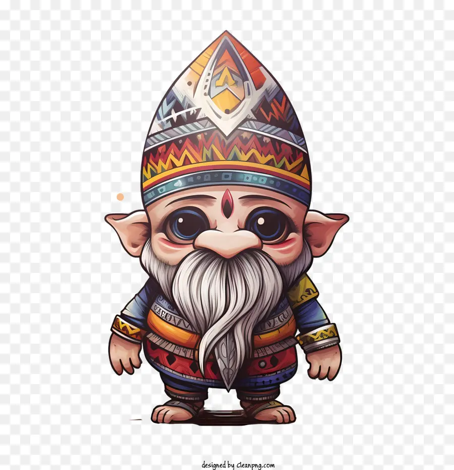 Gnome Tribal，Gnome De Dessin Animé PNG