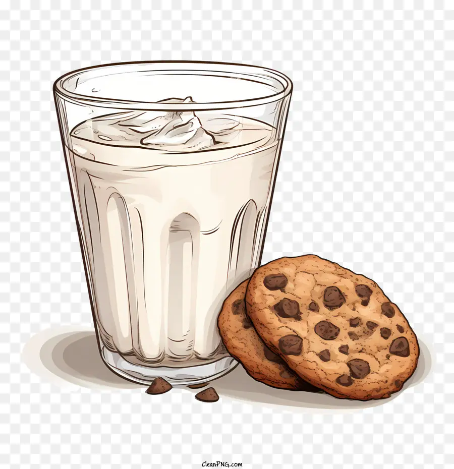 Biscuits Et Lait，Lait Et Biscuits PNG