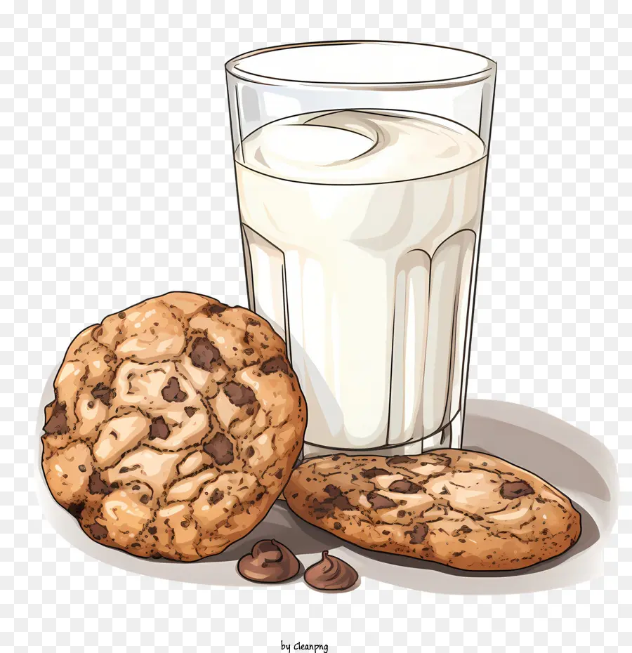 Biscuits Et Lait，Lait Et Biscuits PNG