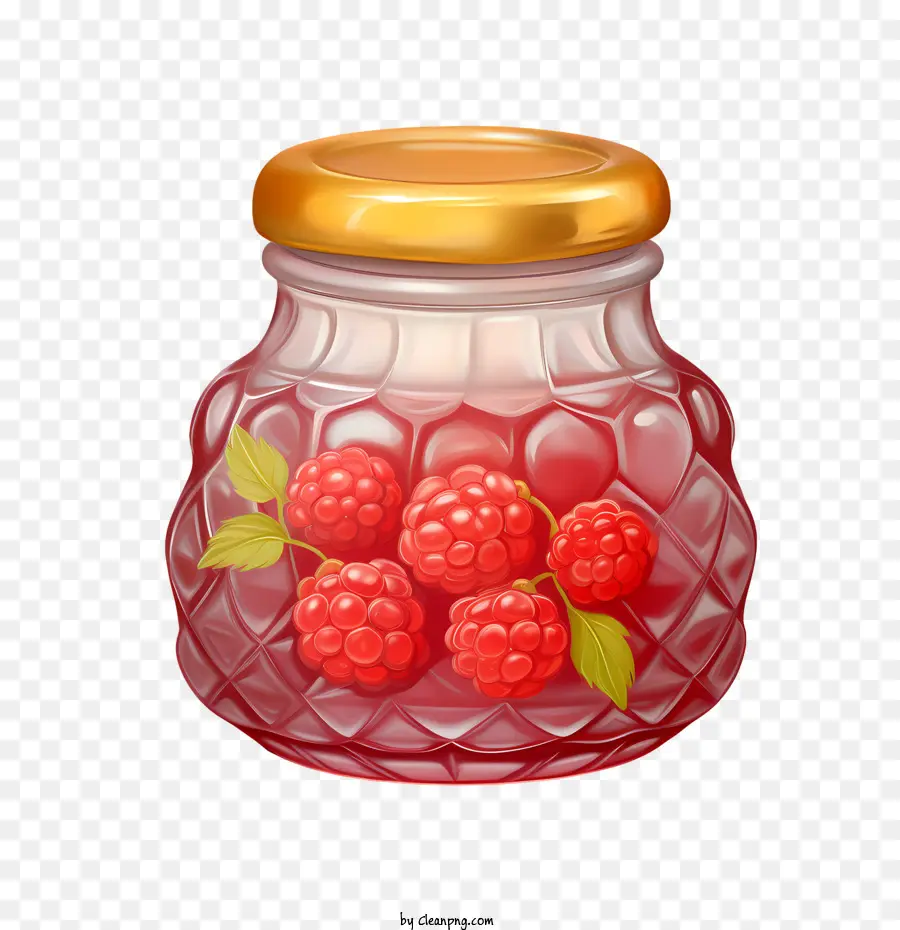 Confiture De Framboises，Pot PNG