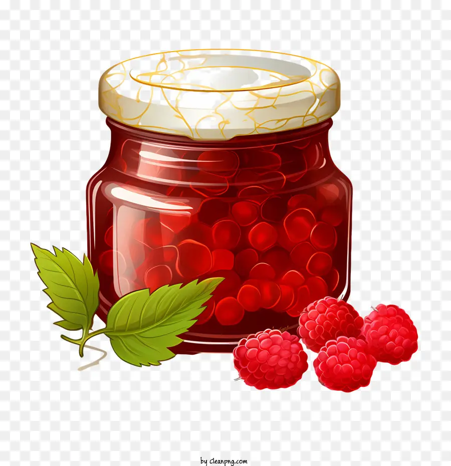 Confiture De Framboises，Pot PNG