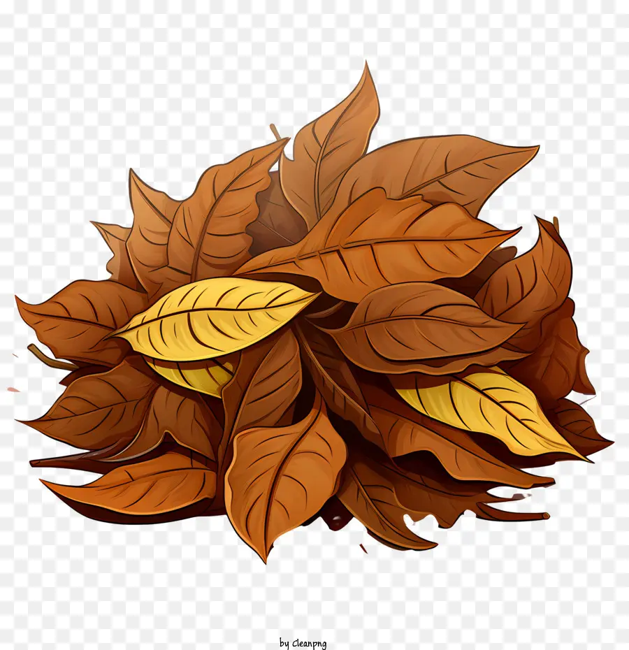 Tas De Feuilles，Les Feuilles De L'automne PNG