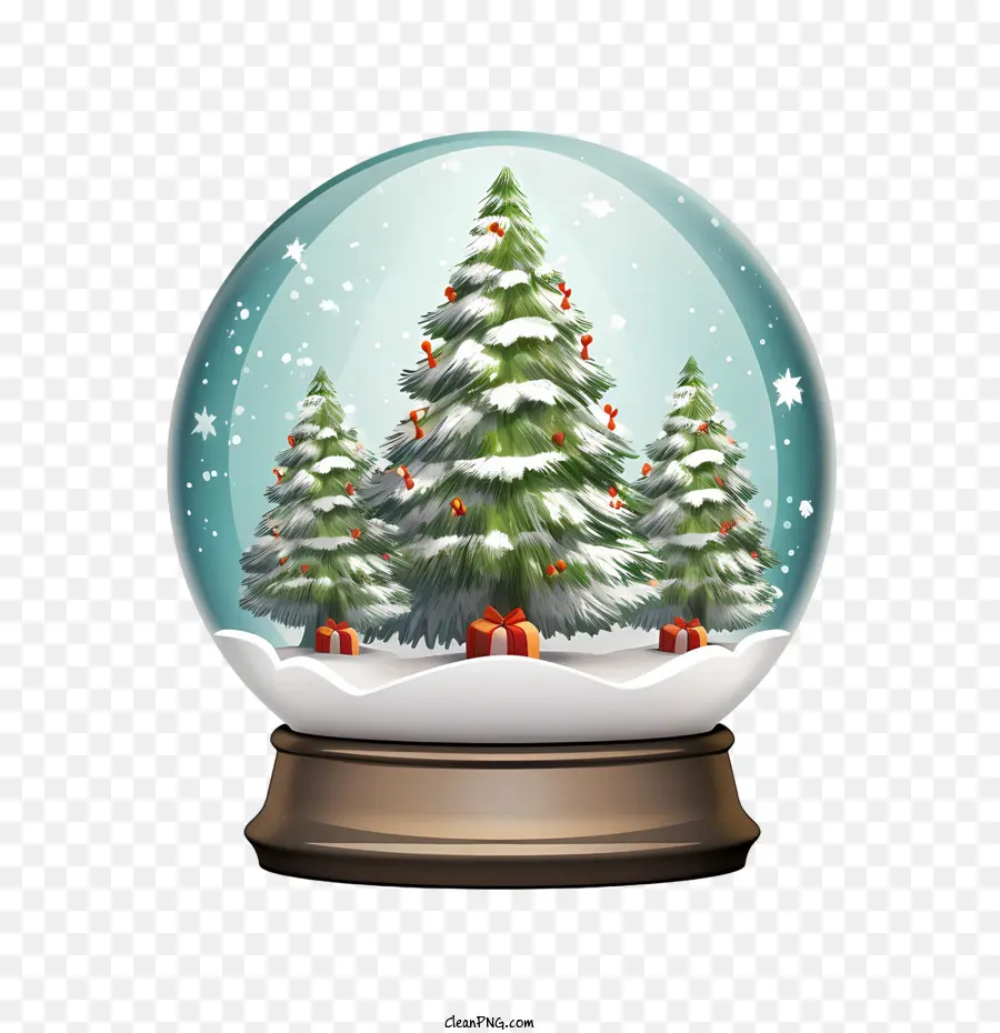 Boule De Neige De Noël，Snowglobe PNG