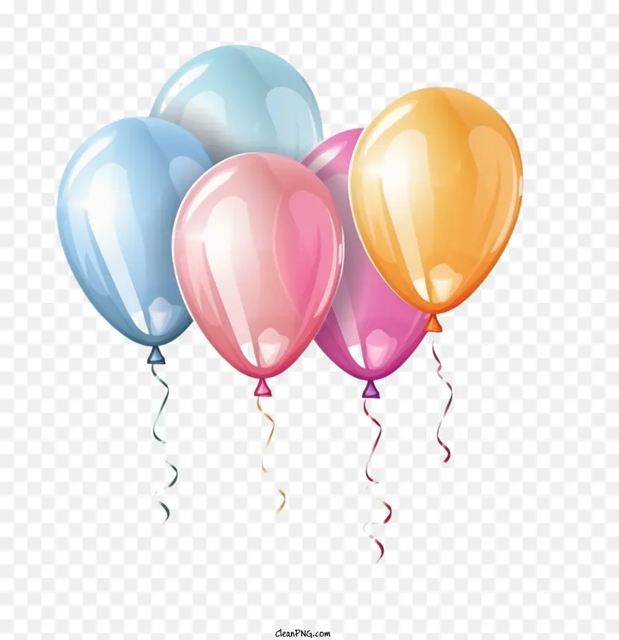 Ballons Brillants De Couleur，Ballons PNG