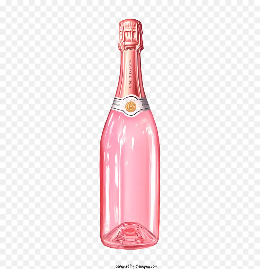 Champagne，Rose Bouteille PNG