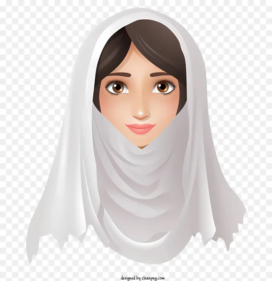 Femme Avec Voile，Fille Avec Voile PNG