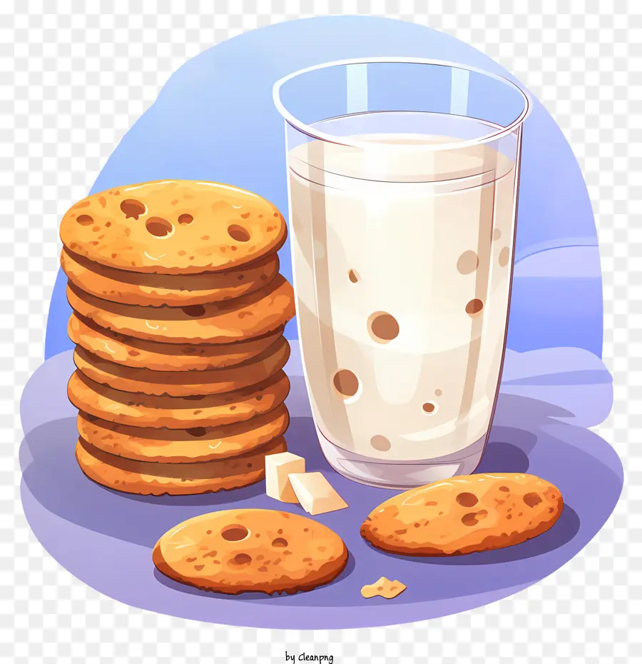 Biscuits Et Lait，Lait Et Biscuits PNG