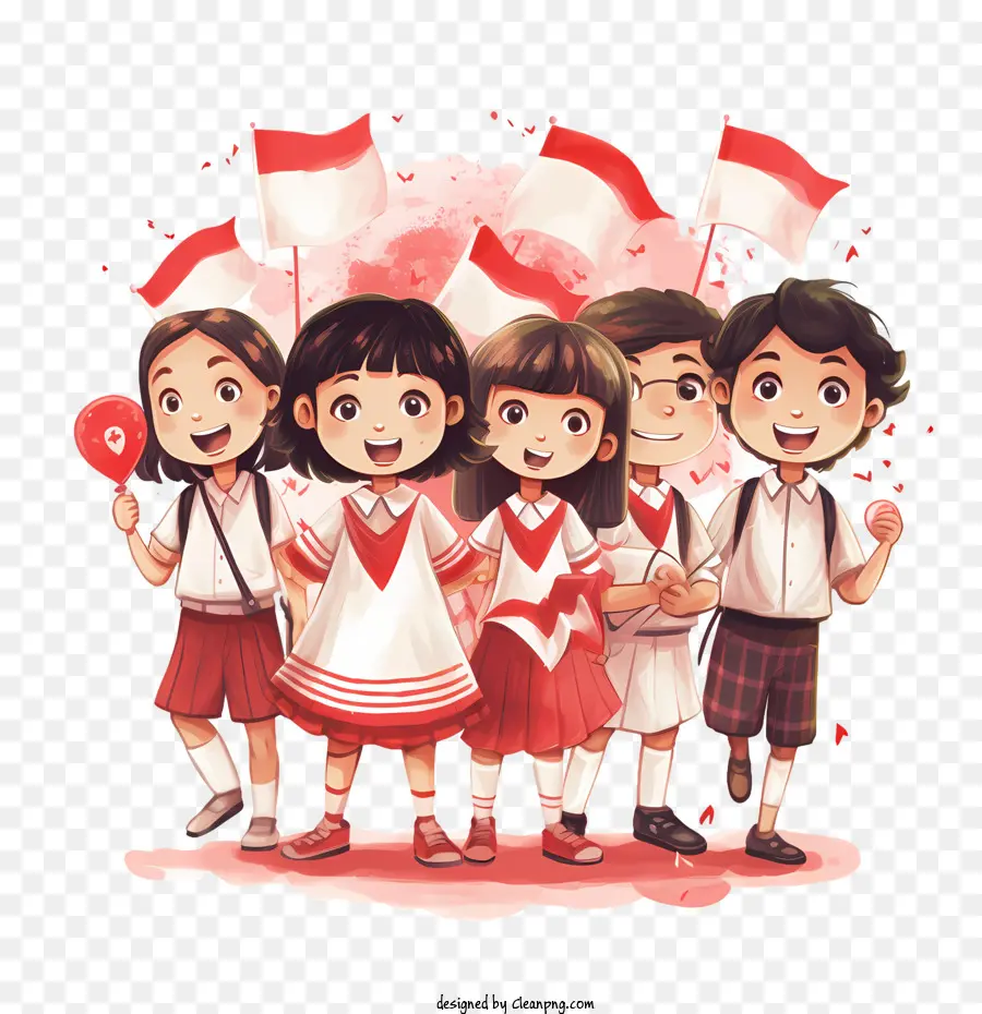 Fête De L'indépendance Indonésienne，L'uniforme De L'école PNG