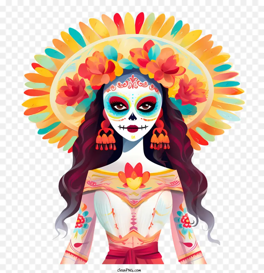 Catrina Mexicaine，Fille PNG